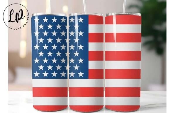 Download USA Flag Tumbler Wrap Sublimation - Wrap Collection