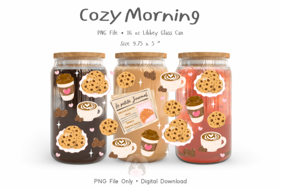 Download Cozy Morning Tumbler Wrap Design PNG - Wrap Collection